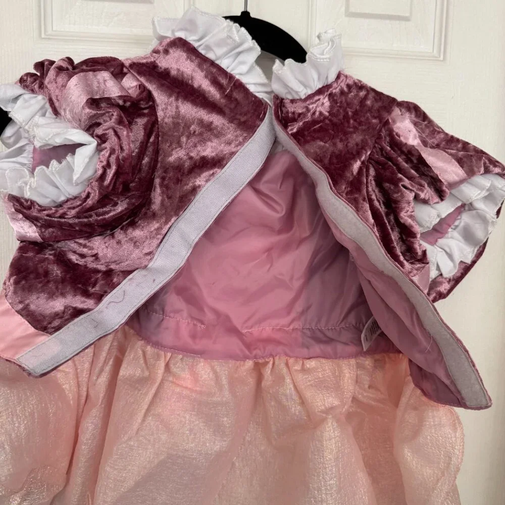 EUC Ministry of Rascals Pet Princess Dog Costume, Pink Dress with Tiara, Large